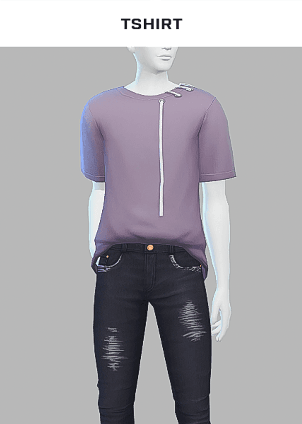 Галерея мода Сет мужской одежды Rutger CC Pack #3